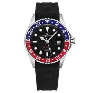 Diver Automatic Black Dial Pepsi Bezel Watch