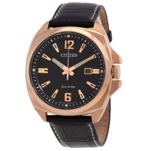 EcoDrive Black Dial Watch AW172302E
