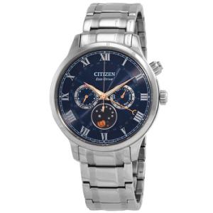 EcoDrive Blue Dial Moon Phase Watch AP105081L