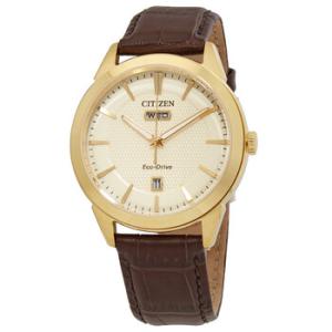 EcoDrive Champagne Dial Watch AW009207Q
