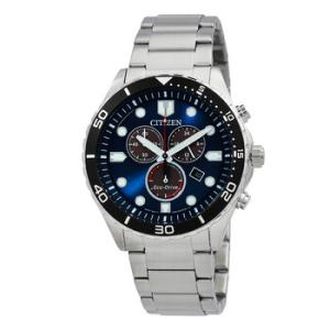 EcoDrive Chrono SportyAqua Chronograph Blue Dial Watch AT256084L