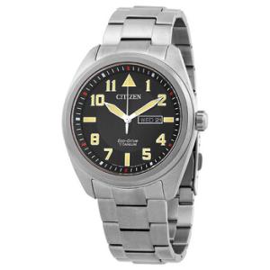 EcoDrive Garrison Black Dial Mes Watch BM856053E