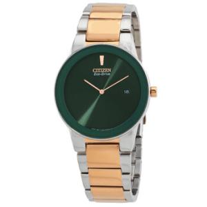EcoDrive Green Dial TwoTone Watch AU106485X