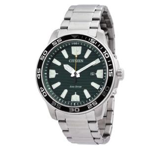 EcoDrive Green Dial Watch EW170156X