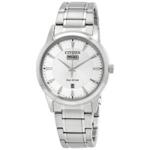 EcoDrive Silver Dial Watch AW010086A