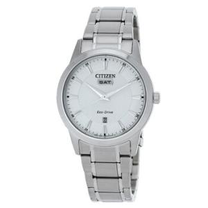 EcoDrive White Dial Watch AW010051A
