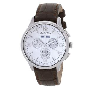 Edmond 5040F Chronograph Silvertone Dial Watch H1886CHSA