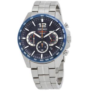 Essentials Chronograph Quartz Blue Dial Watch SSB345P1