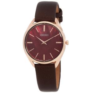 Essentials Quartz Bordeaux Dial Watch SWR082
