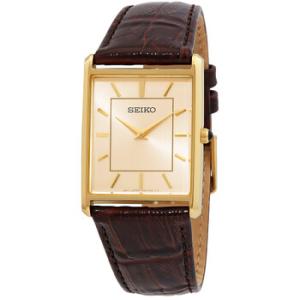 Essentials Quartz Light Champagne Dial Watch SWR064