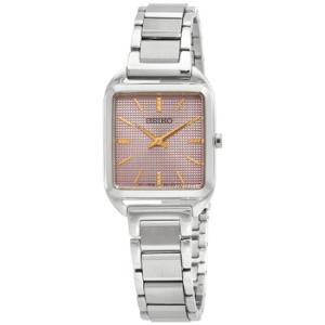 Essentials Quartz Pink Dial Watch SWR077
