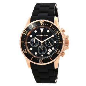 Everest Chronograph Quartz Black Dial Watch MK9055