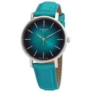 Everytime Lady Quartz Turquoise Dial Watch T1432101709100
