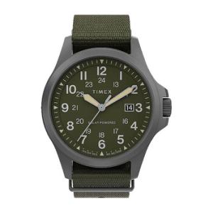 Expedition North Field Post Solar Green Dial Watch TW2V03700