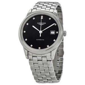 Flagship Automatic Diamond Black Dial Watch L4.974.4.57.6