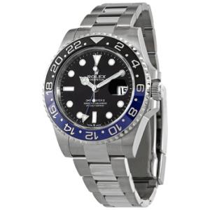 GMTMaster II Automatic Black Dial Batman Bezel Watch 126710BKBLSO