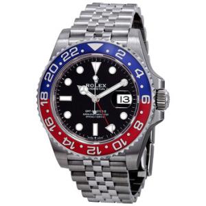 GMTMaster II Pepsi Blue and Red Bezel Stainless Steel Jubilee Watch 126710BKSJ