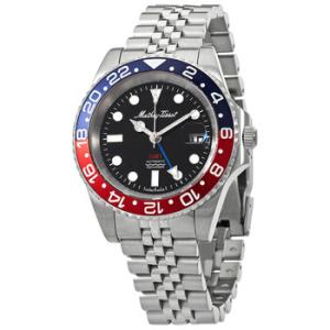 GMT Automatic Black Dial Pepsi Bezel Watch H903ATAR