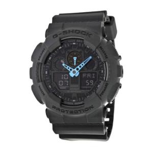 G Shock Grey Digital Dial Resin Watch GA100C8ACR