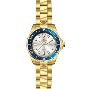 Grand Diver Automatic Silver Dial 18kt Gold Ionplated