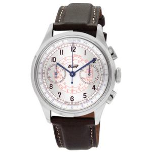 Heritage Telemeter Chronograph Automatic Silver Dial Watch T1424621603200