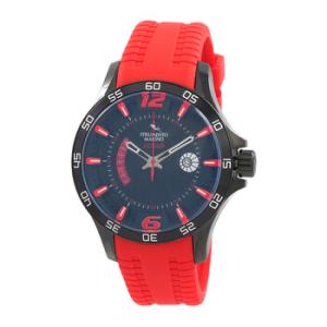 Hurricane 3 Hands Silicon Quartz Black Dial Watch SM116SBKNRRS