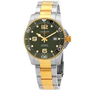 Hydro Conquest Automatic Green Dial Watch L3.781.3.06.7