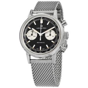 IntraMatic Chronograph Hand Wind Black Dial Watch H38429130