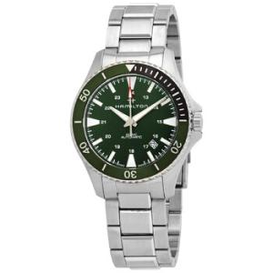 Khaki Navy Automatic Green Dial Sprite Bezel Watch H82375161