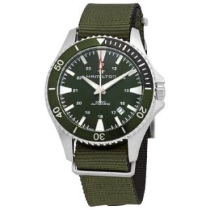 Khaki Navy Automatic Green Dial Sprite Bezel Watch H82375961