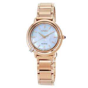 L EcoDrive Mother of Pearl Dial Watch EM109361D