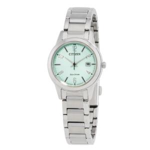 Lady EcoDrive Green Dial Watch FE124171X