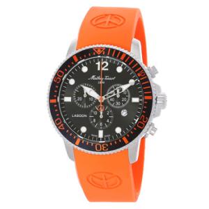 Lagoon Chronograph Quartz Black Dial Watch H123CHALO