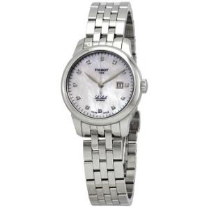 Le Locle Mother of Pearl Diamond Dial Automatic Watch T006.207.11.116.00