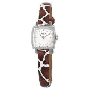 Lovely Giraffe Quartz Diamond Silver Dial Watch T058.109.17.036.00