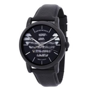 Luigi Automatic Black Dial Watch AR60032
