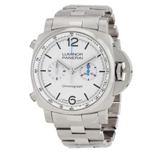 Luminor Chrono 44mm Chronograph Automatic White Dial Watch PAM01548