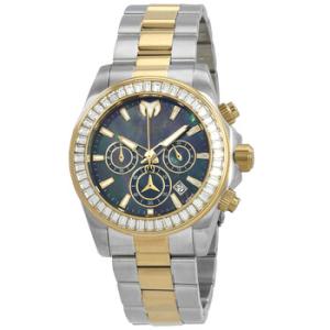 Manta Ray Chronograph GMT Quartz Black Dial Watch TM222036