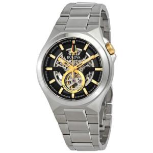 Maquina BlackSkeleton Dial Automatic Watch 98A224