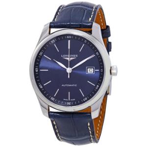 Master Automatic Blue Dial Blue Leather Watch L27934920