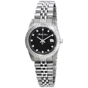 Mathey III Quartz Crystal Black Dial Watch D810AN