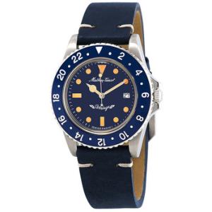 Mathey Vintage Quartz Blue Dial Watch H900ALBU