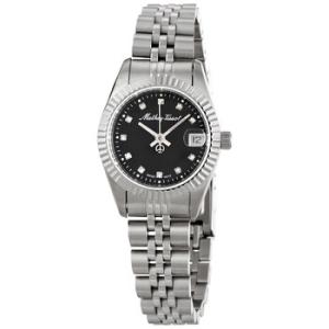 Mathy II Quartz Black Dial Watch D710AN