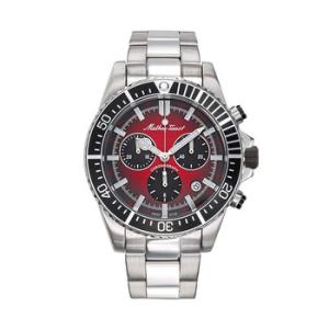 Mathy Strike Chronograph Quartz Red Dial Watch H908CHAR