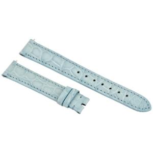 Matte Baby Blue 16 MM Alligator Leather Strap