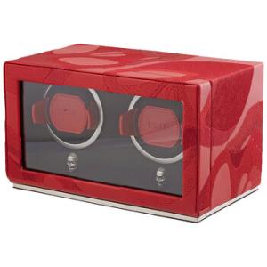 Memento Mori Double Cub Watch Winder  Red