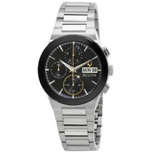 Millennia Chronograph Quartz Black Dial Watch 96C149