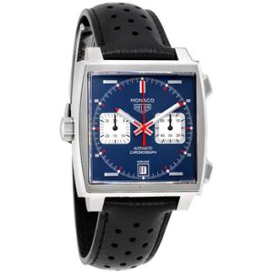 Monaco Lefty Automatic Denim Blue Dial Watch CAW211P.FC6356