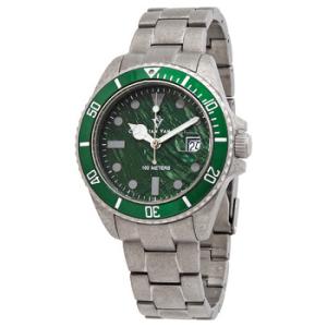 Montego Vintage Quartz Green Dial Watch CV5102B