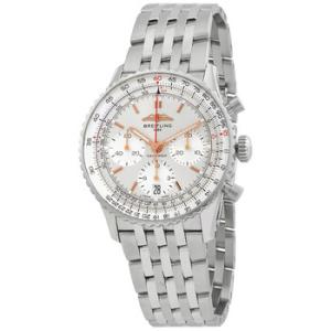 Navitimer Chronograph Automatic Chronometer Silver Dial Watch AB0139211G1A1